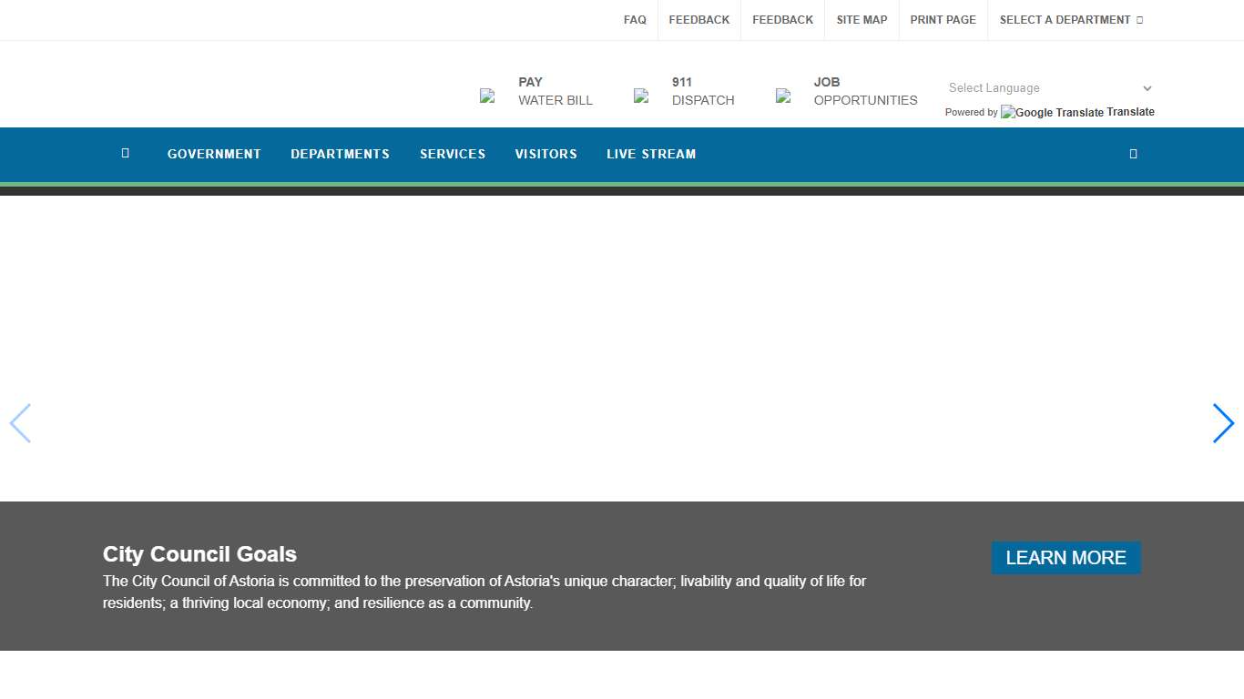 City of Astoria Oregon: